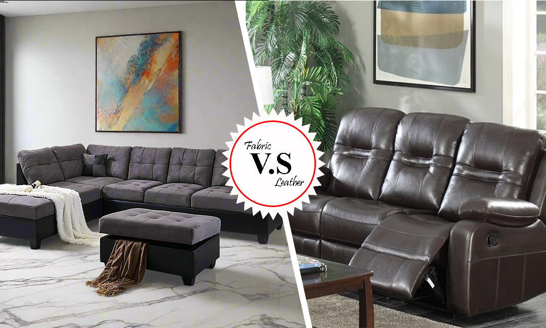 Leather vs. Fabric: Which is the Right Choice for Your Home?