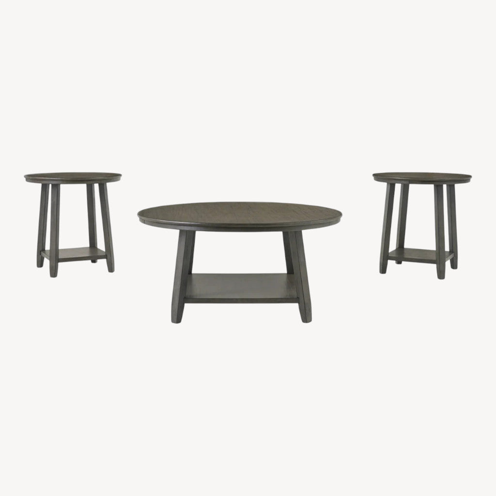 T188-13 Caitbrook Occasional Table Set (Set of 3) - Grey | Signature Design By Ashley