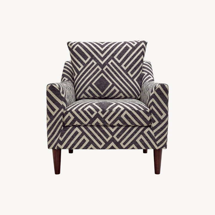 A3000641 Morrilton Fabric Accent Chair - Natural/ Charcoal | Signature Design By Ashley