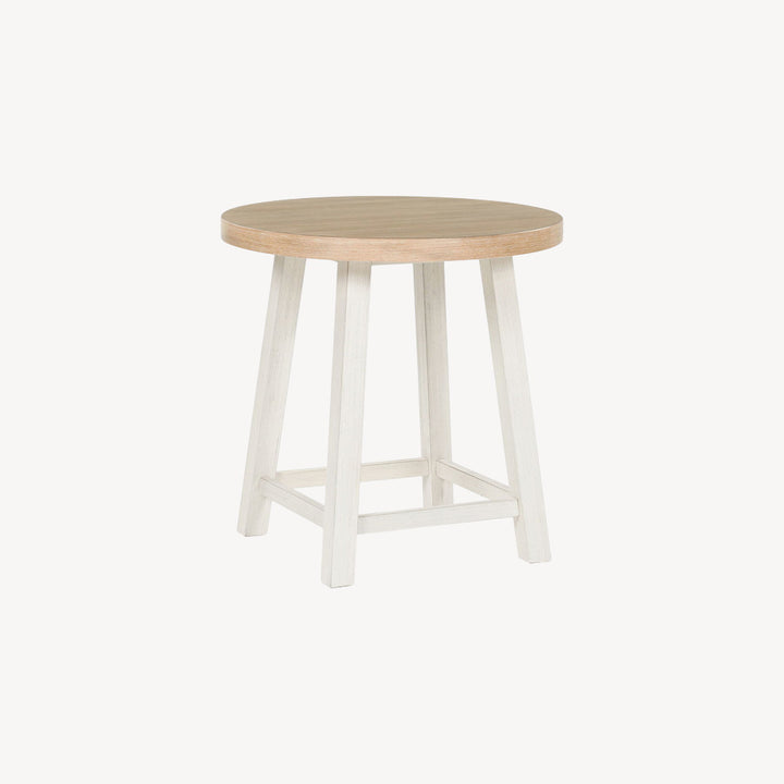 T193-13 Fawndell Occasional Table Set (Set of 3) - White/ Brown | Signature Design By Ashley