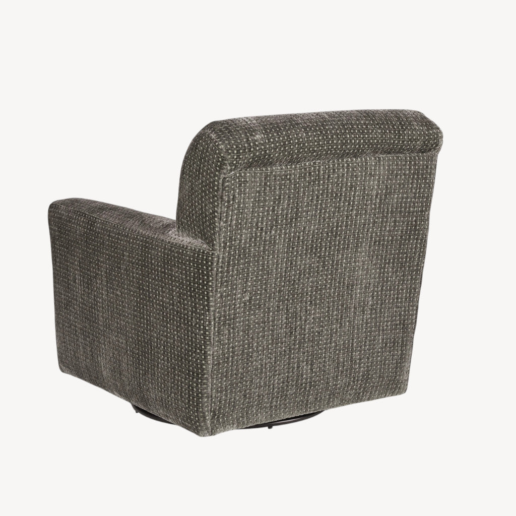 A3000366 Herstow Swivel Glider Accent Chair - Charcoal | Signature Design By Ashley