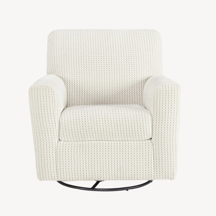 A3000365 Herstow Swivel Glider Accent Chair - Ivory | Signature Design By Ashley