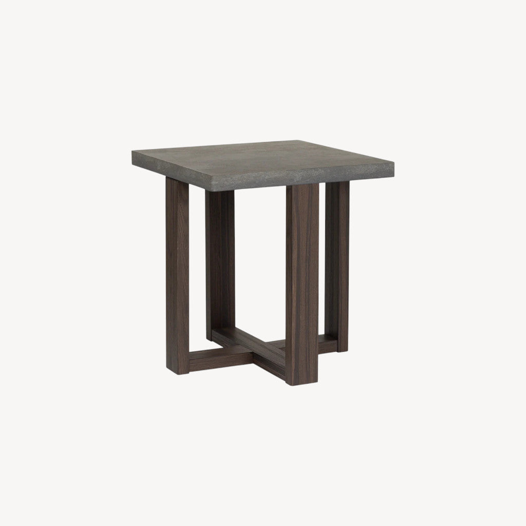 T216-13 Dynnford Occasional Table Set (Set of 3) - Grey/ Brown | Signature Design By Ashley