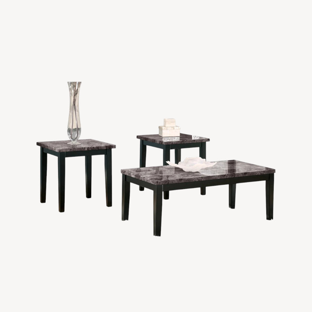 T204-13 Maysville Occasional Table Set (Set of 3) - Black | Signature Design By Ashley