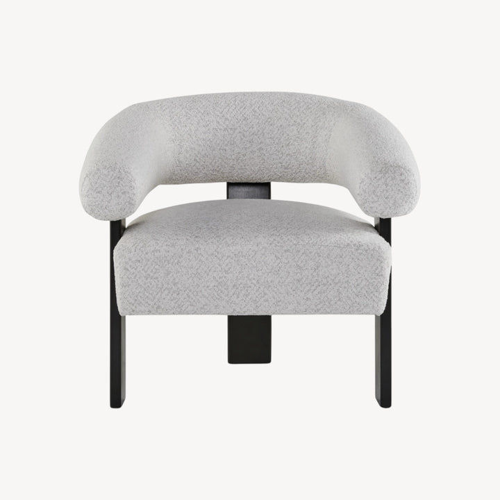 A3000668 Dultish Accent Chair - Snow/ Black | Signature Design By Ashley