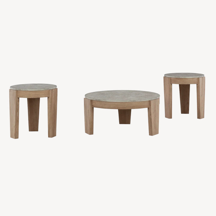 T237-13 Guystone Coffee Table Set of 3 | Signature Design by Ashley