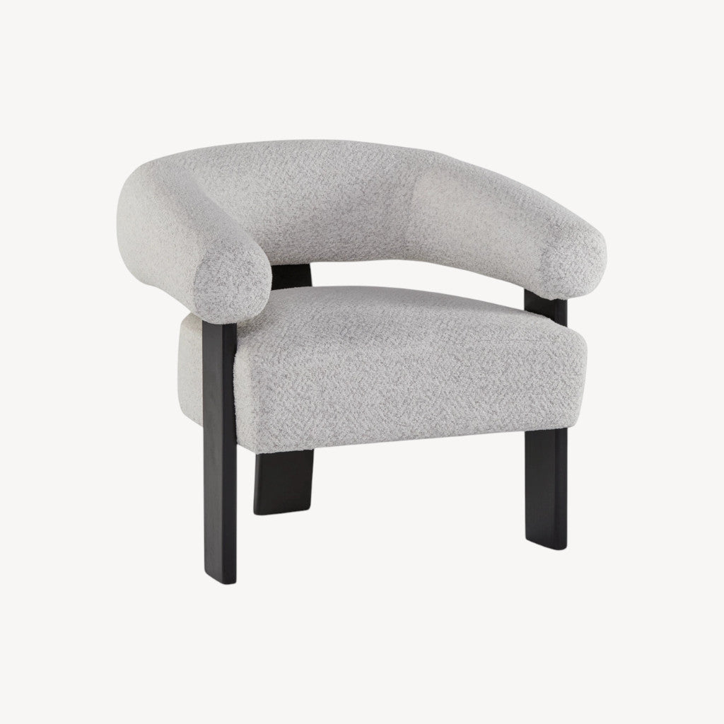 A3000668 Dultish Accent Chair - Snow/ Black | Signature Design By Ashley