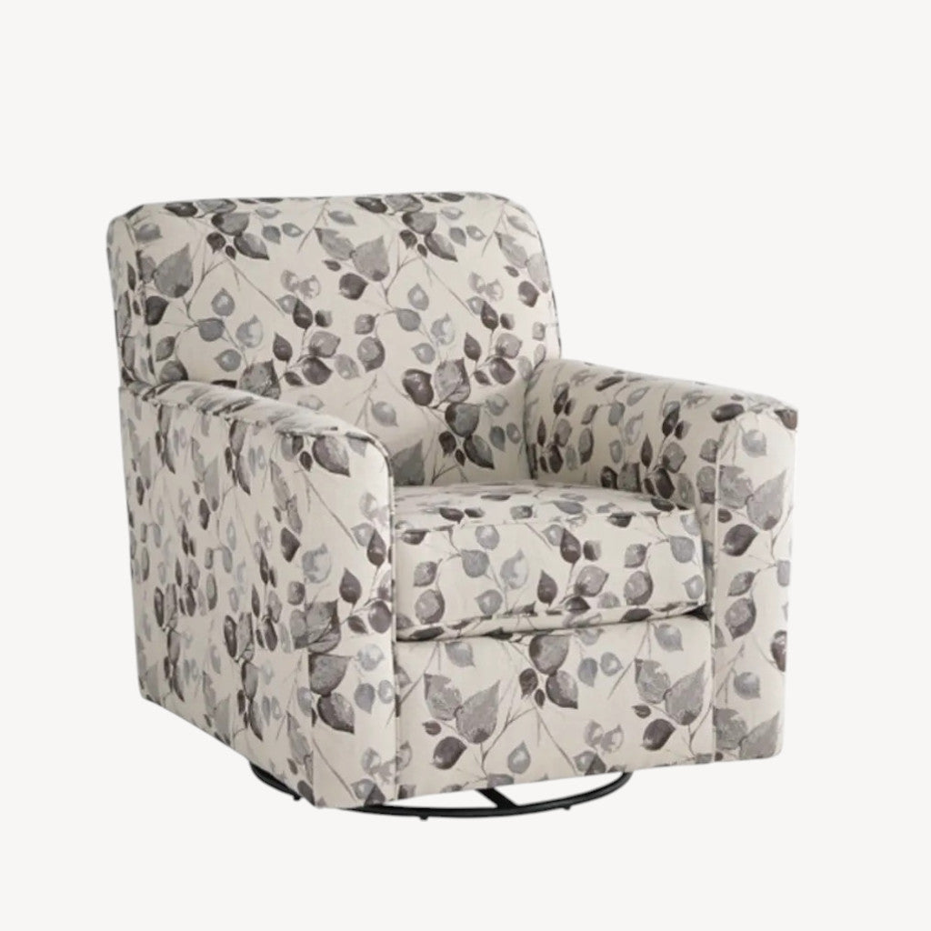 4970142 Abney Swivel Accent Chair - Platinum | Signature Design By Ashley