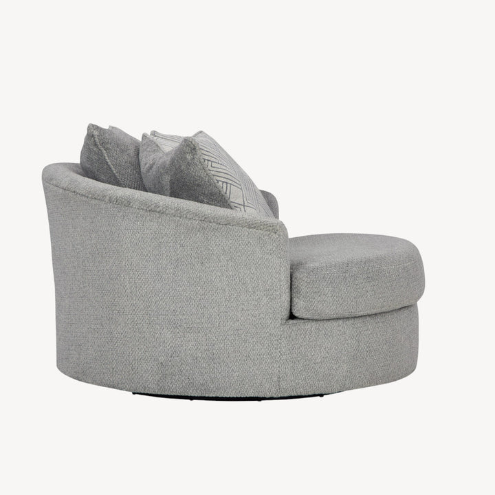 5290621C Casselbury Oversize Swivel Accent Chair - Cement | Signature Design By Ashley