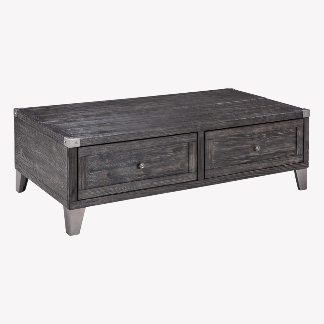 T901-9 Todoe Lift Top Coffee Table In Dark Grey Finish | Signature Design By Ashley