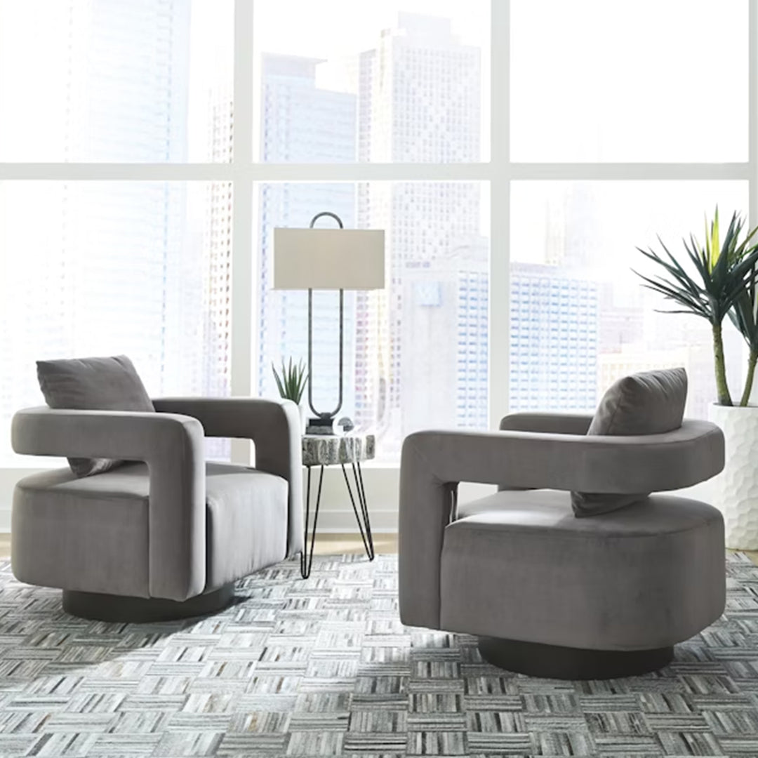 A3000256 Alcoma Swivel Accent Chair | Signature Design by Ashley