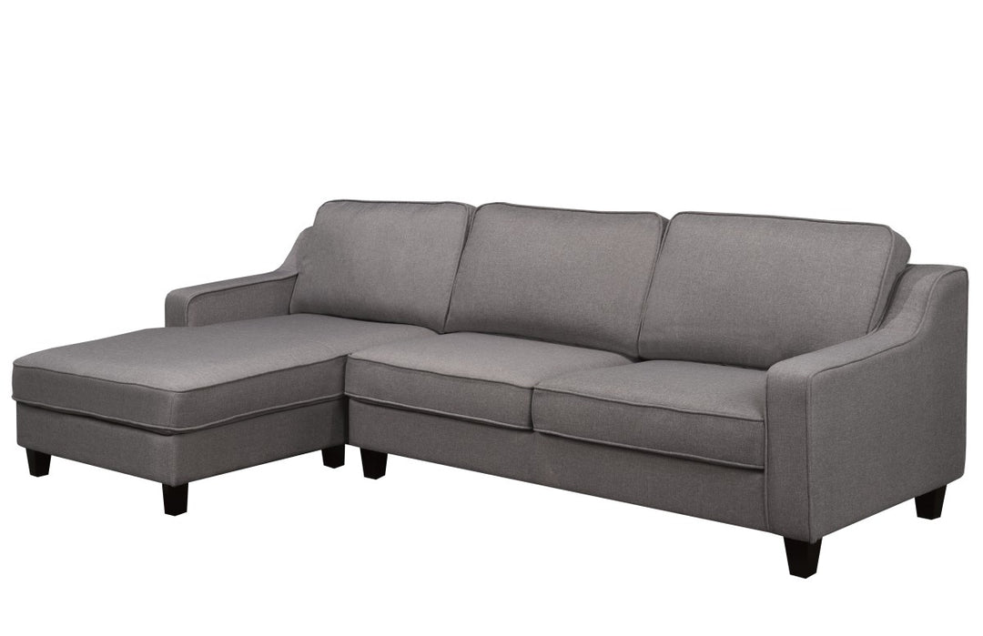 Novel Stunning Grey Sectional Sofa With LHF Chaise