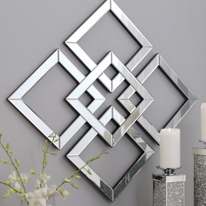 A8010207 Quinnley Geometric Accent Mirror | Signature Design By Ashley