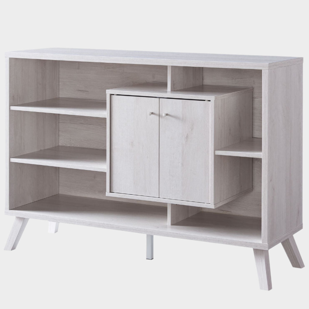 Epoch Wooden Server/ Buffet Cabinet In White Oak Finish