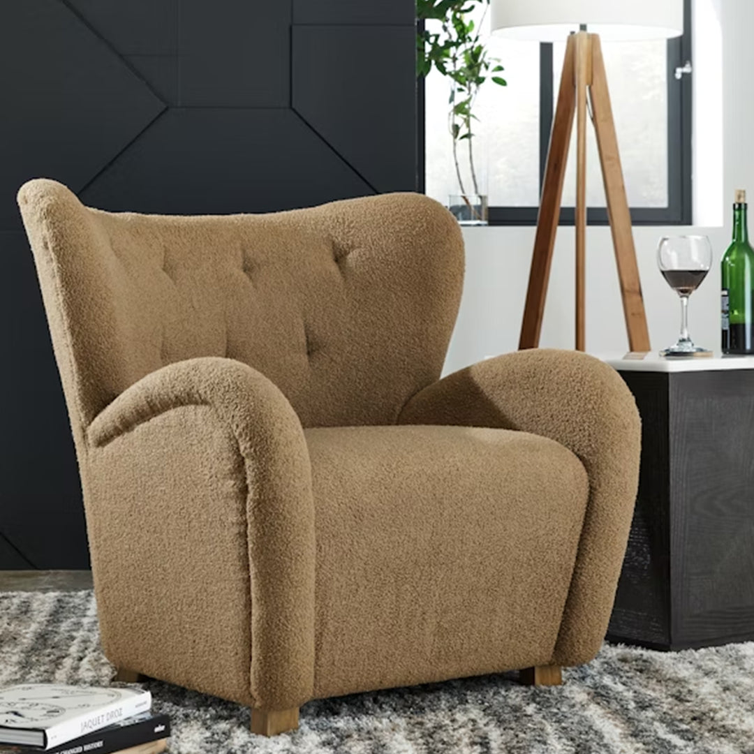 A3000710 Larbell Accent Chair - Camel | Signature Design By Ashley