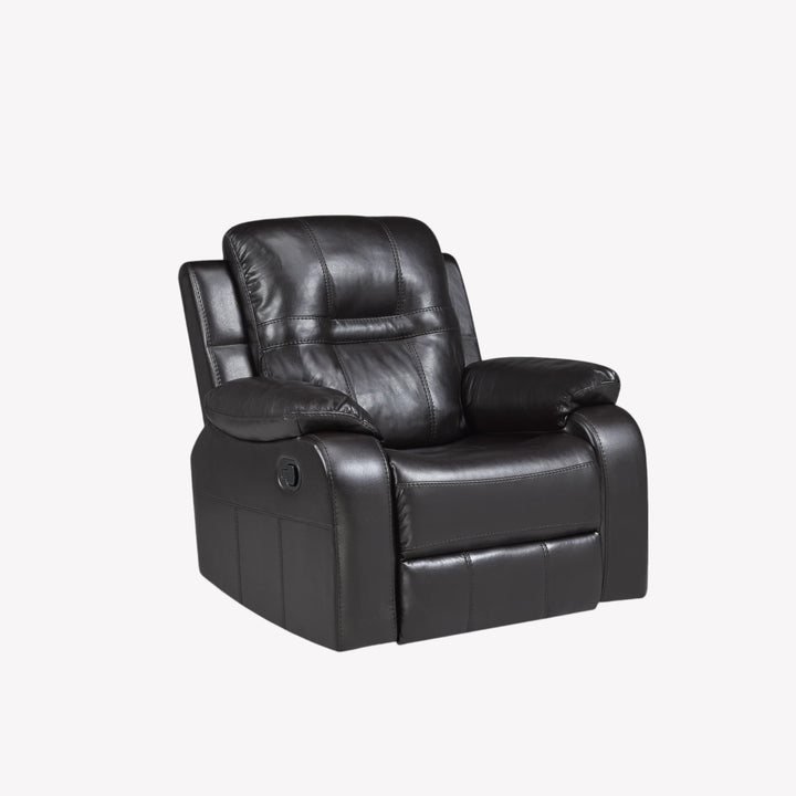 Napolean Cozy Recliner Chair With Appealing Chocolate Finish