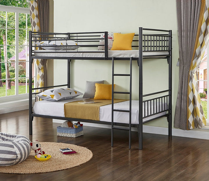 Embrace Bunk Bed (Single/ Single) In Steel Frame - Grey