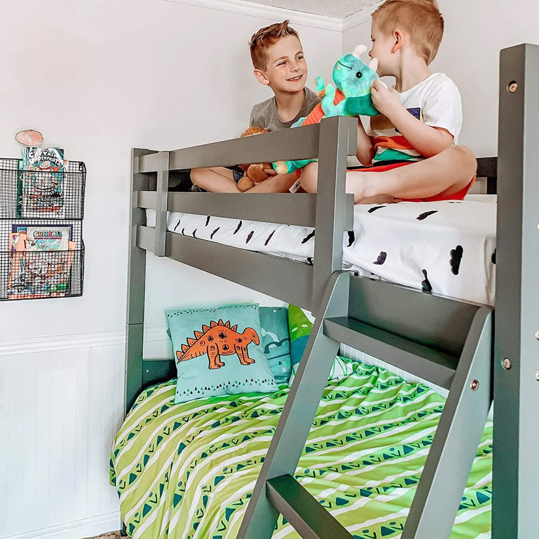 Juniper Bunk Bed (Single/ Single) In Tempting Grey Finish