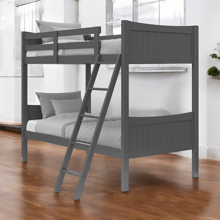 Juniper Bunk Bed (Single/ Single) In Tempting Grey Finish