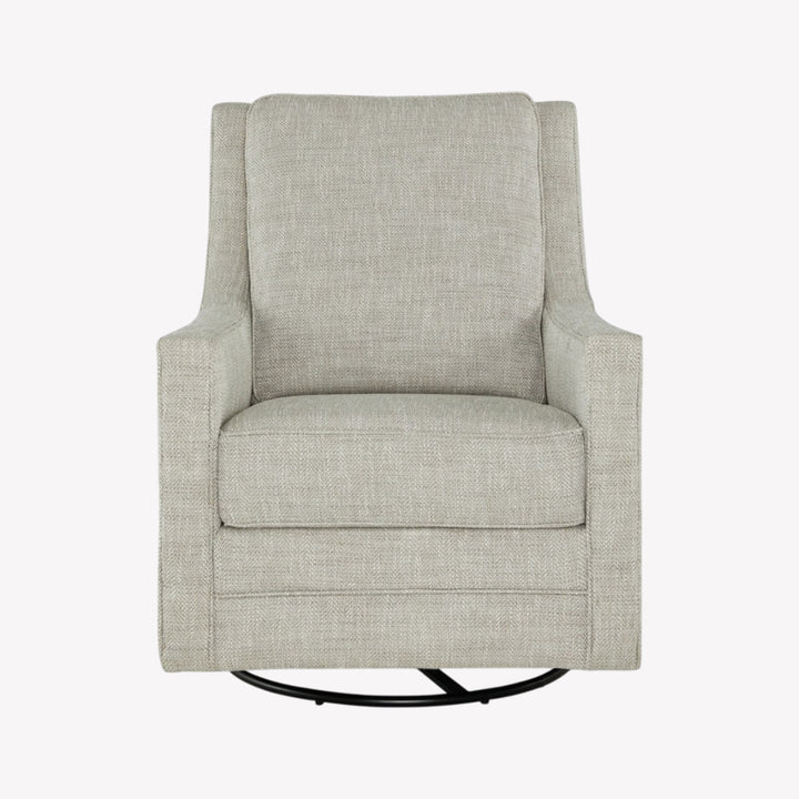 A3000265 Kambria Swivel Glider Accent Chair In Fog Finish | Signature Design By Ashley