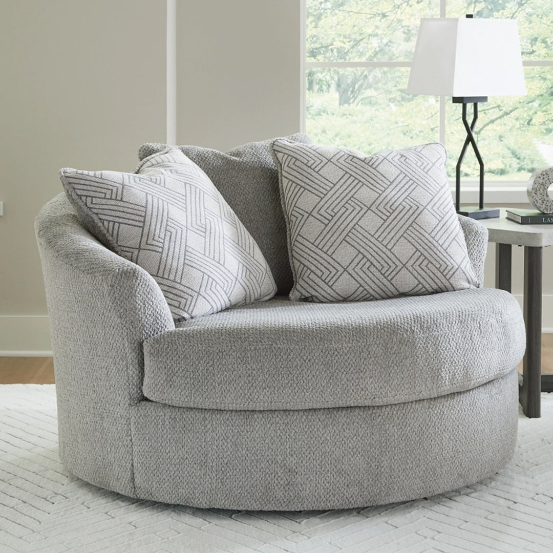 5290621C Casselbury Oversize Swivel Accent Chair - Cement | Signature Design By Ashley