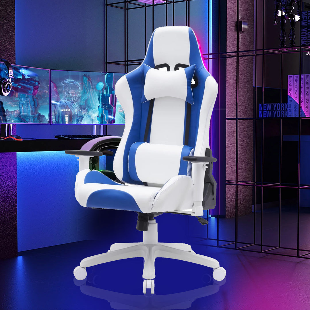 Titan Mesmerizing Gaming Chair For Champions - White/ Blue