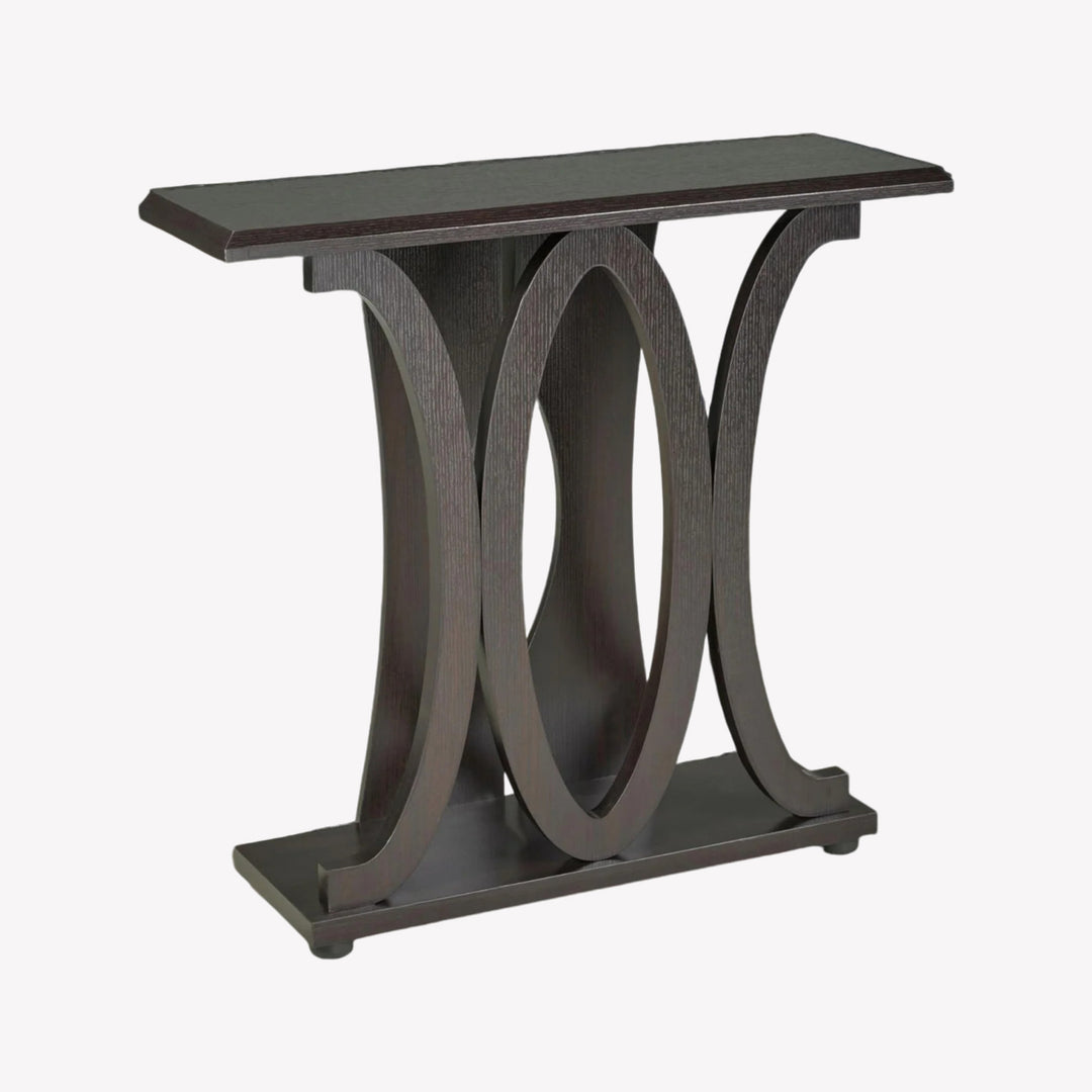 Statement-Making Dark Cherry Console Table - Elegance Redefined