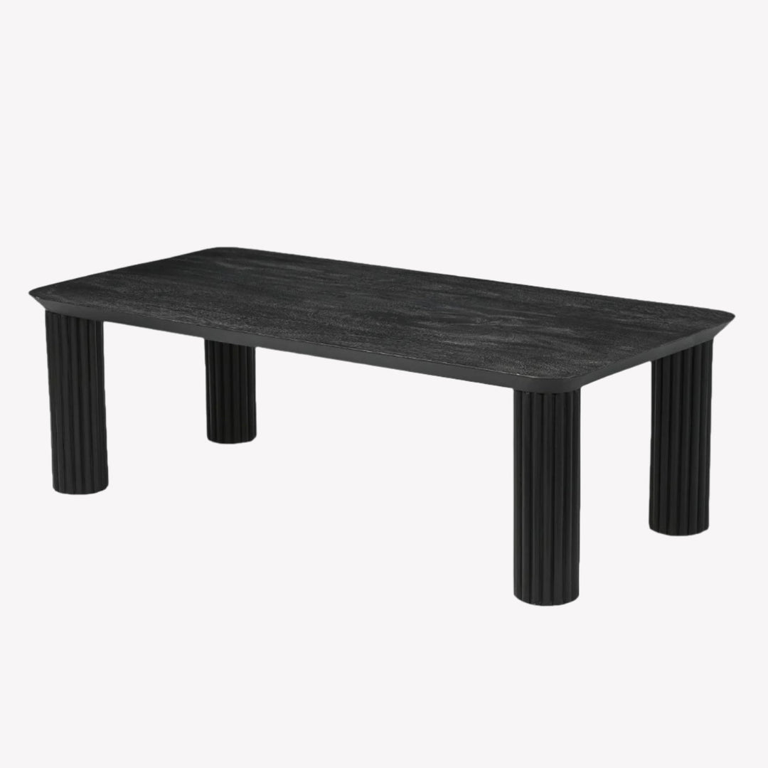 Renzo Coffee Table in Sleek Black Finish