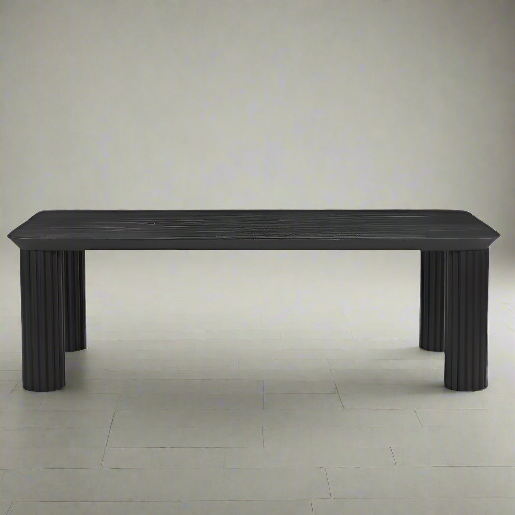 Renzo Coffee Table in Sleek Black Finish