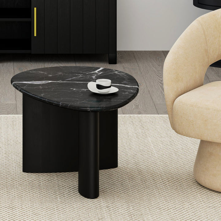 Soren Coffee Table in Bold Midnight Black Finish