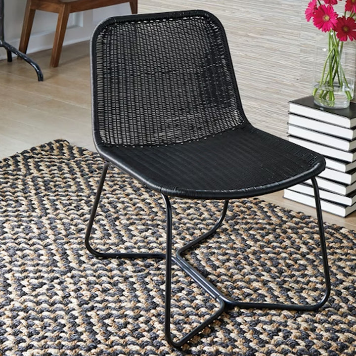 A3000614 Daviston Accent Chair - Black | Signature Design By Ashley