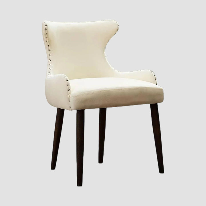 Marbella Exquisite Accent Chair (Set of 2) - Cream Velvet