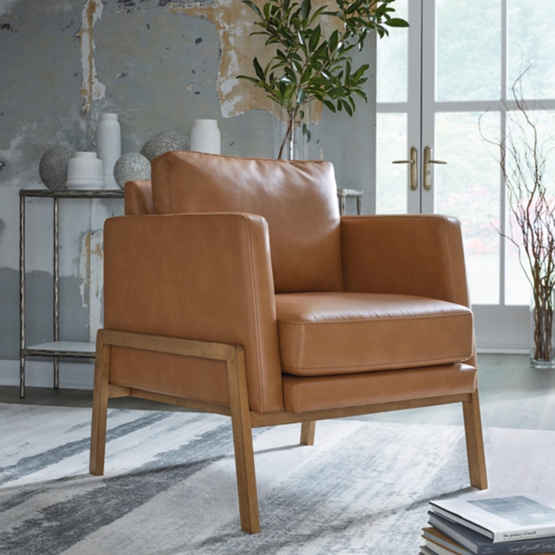 A3000670 Numund Accent Chair - Caramel | Signature Design By Ashley