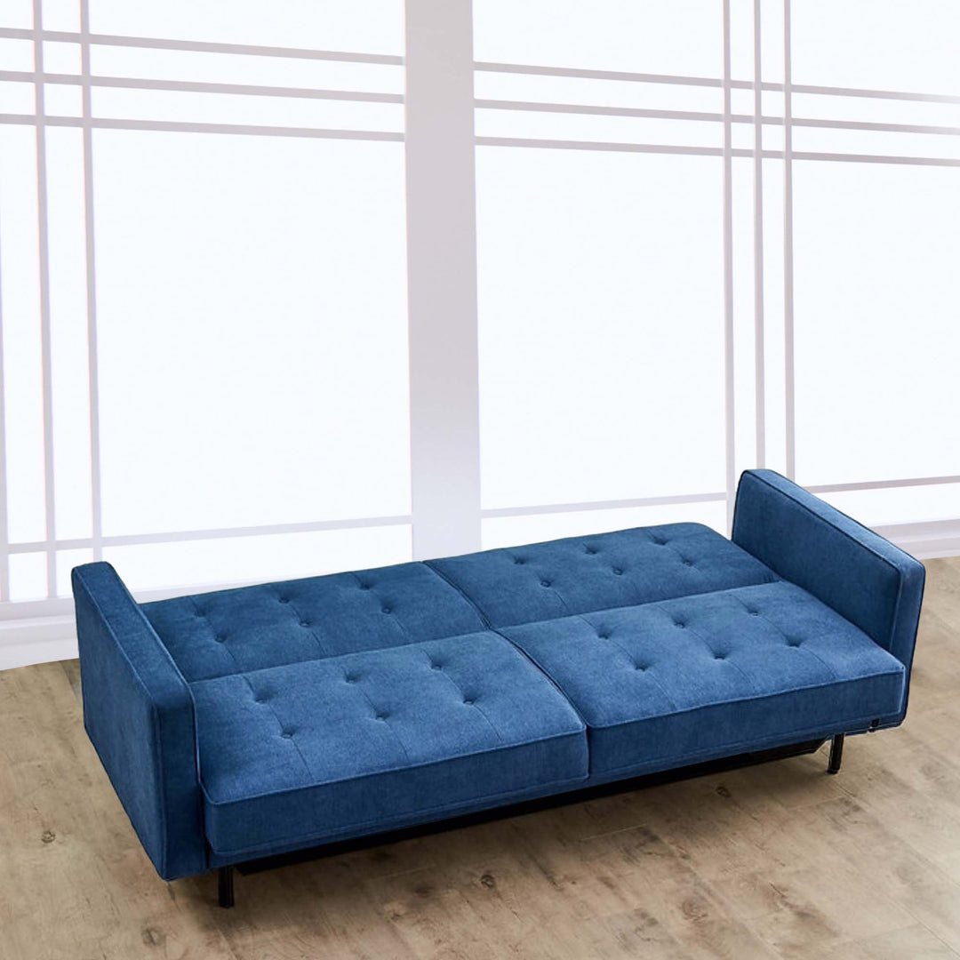 Cody Tranquil Sofa Bed With Tempting Blue Finish