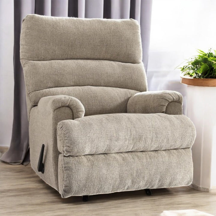 4660425 Man Fort Manual Rocker Recliner Chair In Dusk Finish | Signature Design By Ashley