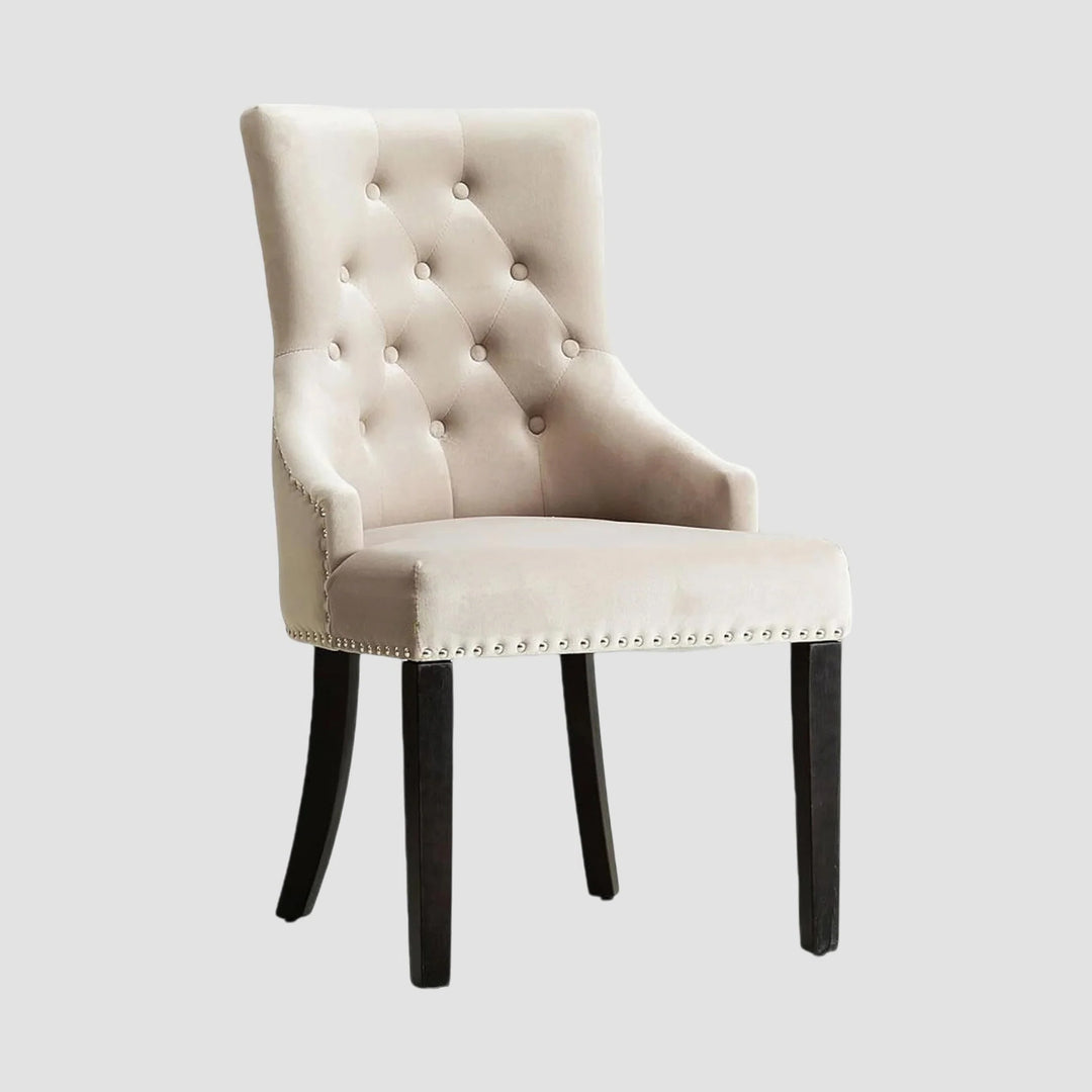 Brixx Stylish Accent Chair With Appealing Grey Finish (Set of 2)