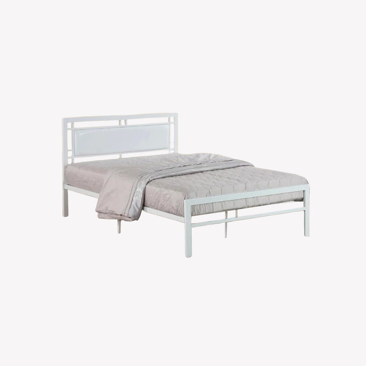 Luminary Platform Bed Frame (Single Size) In Metal - White