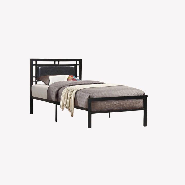 Luminary Platform Bed Frame In Metal - Black