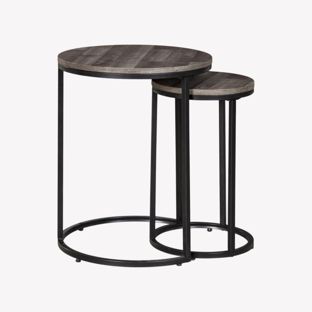 A4000231 Briarsboro Accent Table In Black/ Grey Finish (Set of 2) | Signature Design By Ashley