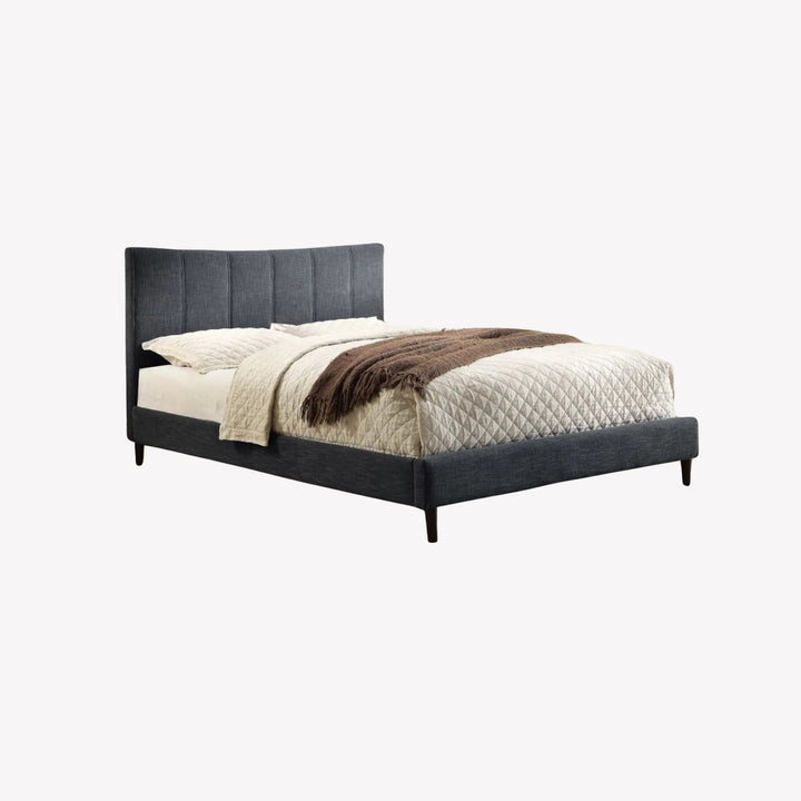 Ursula Platform Bed Frame In Exquisite Grey Finish