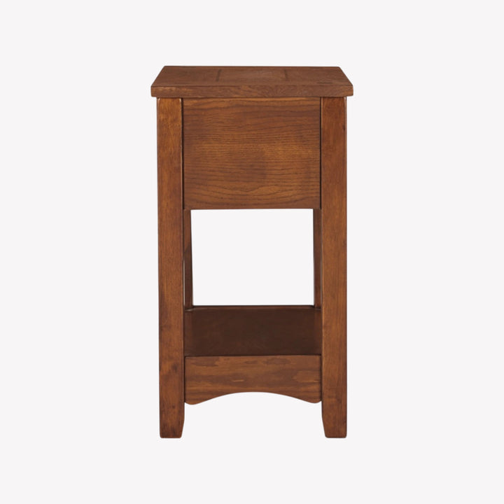 T007-319 Breegin Chairside End Table In Brown Finish | Signature Design By Ashley