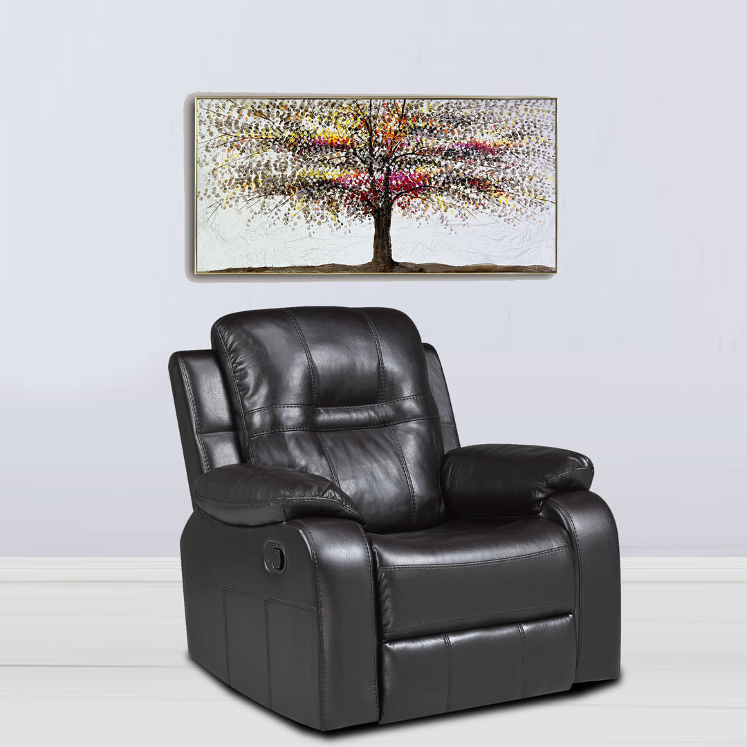 Napolean Cozy Recliner Chair with Enticing Chocolate Color
