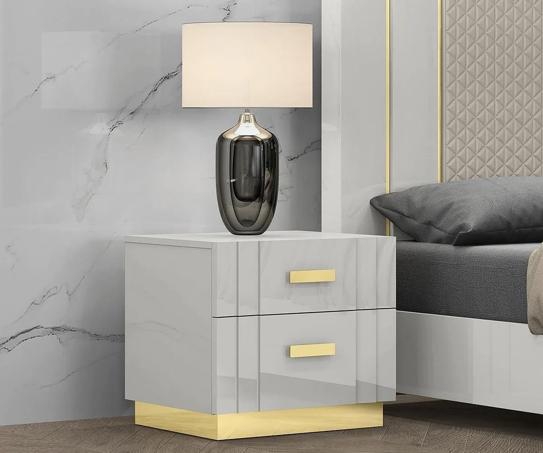 Jedd Nightstand With 2 Spacious Drawers