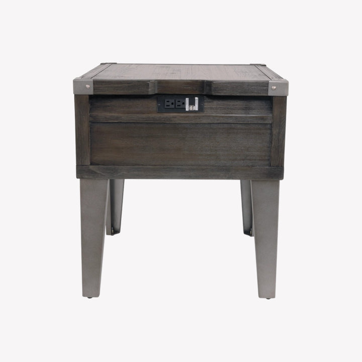 T901-3 Todoe End Table In Dark Grey Finish | Signature Design By Ashley