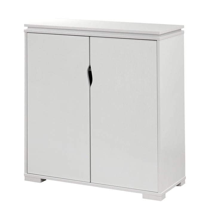 Luster Multi-Purpose Storage Cabinet In White Finish