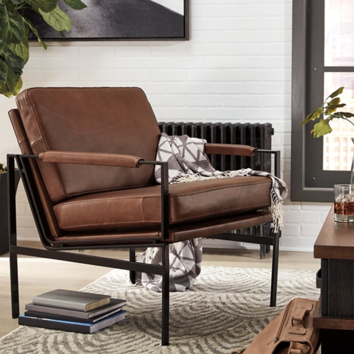 A3000193 Puckman Accent Chair - Brown | Signature Design By Ashley