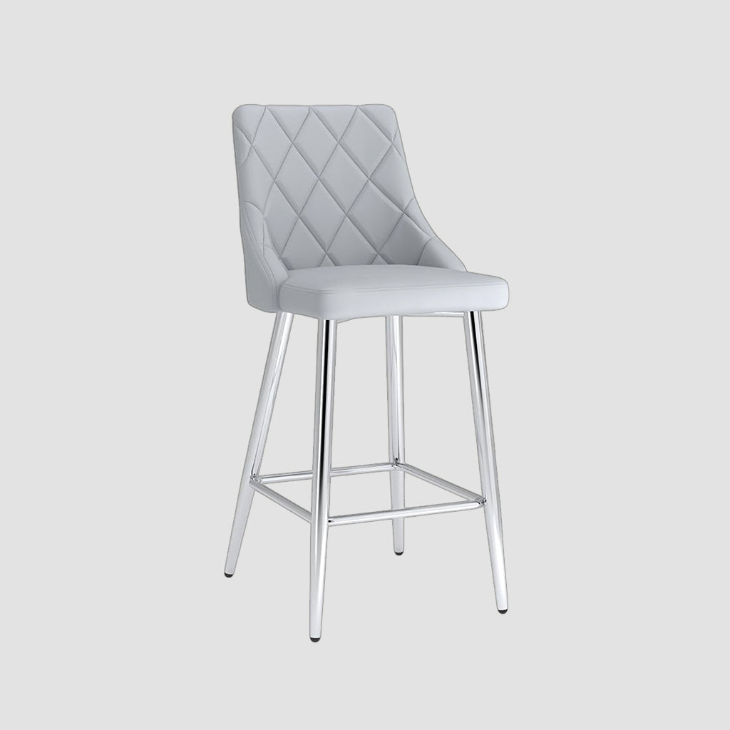 Declan 26" Captivating Counter Stool (Set of 2) - Light Grey