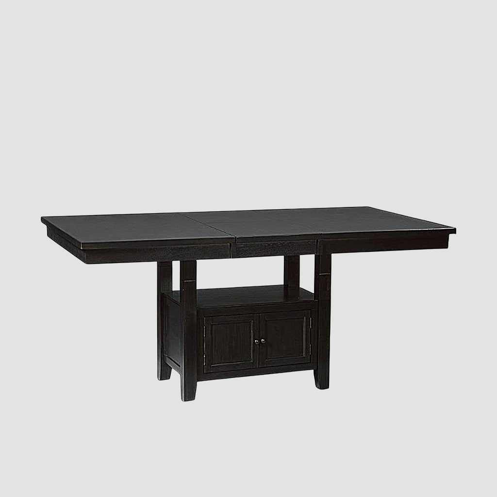 Edmonton Dark Grey Pub Table With Butterfly Leaf