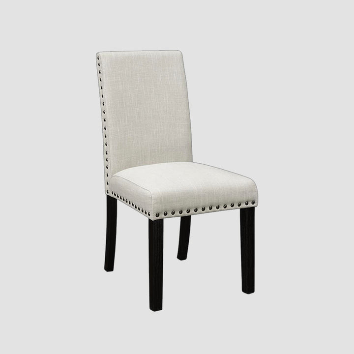 Estrel Classy Dining Chair With Fabric Upholstery (Set of 2) | Available In Grey & Beige Colors