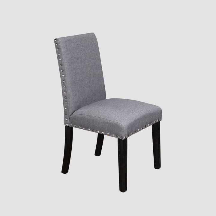 Estrel Classy Dining Chair With Fabric Upholstery (Set of 2) | Available In Grey & Beige Colors